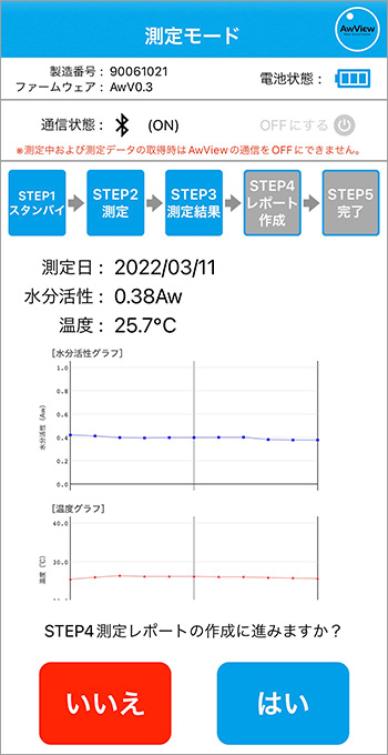 測定結果